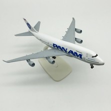 Superworld American Pan Am Boeing 747 20CM Alaşım Uçak Modeli (Yurt Dışından)