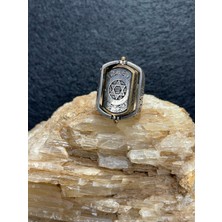 Asteria Jewelry Mühr-Ü Süleyman Gümüş Yüzük - 925 Ayar Özel Tasarım