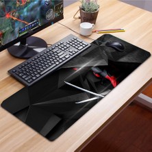 Sonic Touch Sonictouch Deadpool Desenli Kaymaz Gaming Oyuncu Masaüstü Dikişsiz Klavye Mouse Pad 32X70CM