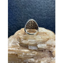 Asteria Jewelry Siyah Oniks Taşlı Gümüş Yüzük - Şık ve Gizemli Tasarım