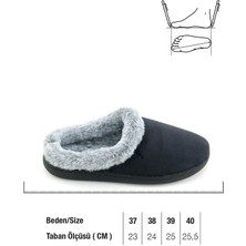 Gezer Kadın Kışlık Peluşlu Tasarım Ev Bahçe Gondol Terlik