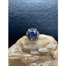 Asteria Jewelry Mistik Topaz Taşlı Gümüş Yüzük - Renklerin Büyülü Işıltısını Keşfedin