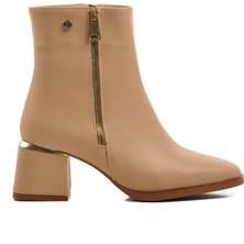 Pierre Cardin Pc-54000 Bej Içi Kürklü Kadın Topuklu Bot