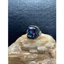 Asteria Jewelry Mistik Topaz Taşlı Gümüş Yüzük - Renklerin Büyülü Işıltısını Keşfedin
