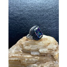 Asteria Jewelry Mistik Topaz Taşlı Gümüş Yüzük - Renklerin Büyülü Işıltısını Keşfedin