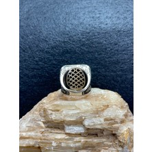 Asteria Jewelry Siyah Zirkon Taşlı Gümüş Yüzük - Asil ve Göz Alıcı