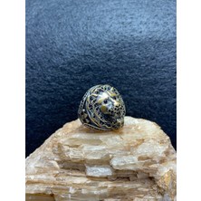 Asteria Jewelry Siyah Zirkon Taşlı Gümüş Yüzük - Asil ve Göz Alıcı