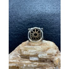 Asteria Jewelry Siyah Zirkon Taşlı Gümüş Yüzük - Asil ve Göz Alıcı