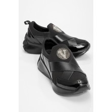 Ccway Kadın Bağcıklı Spor Ayakkabı SİYAH