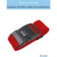 Şifreli Valiz Kemeri Ayarlanabilir Bavul Kemeri Valiz Kilidi