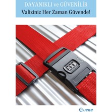 Şifreli Valiz Kemeri Ayarlanabilir Bavul Kemeri Valiz Kilidi
