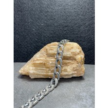 Asteria Jewelry Gümüş 925 Ayar Erkek Bileklik Roque - Sert ve Şık Stil