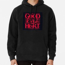 Hvit Stein Unisex The Good Evil In Every Heart #12 Baskılı Sweatshirt
