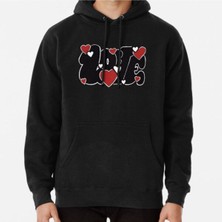 Hvit Stein Unisex Love Pt. 2 Baskılı Sweatshirt