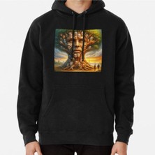 Hvit Stein Unisex The Spirit Tree Baskılı Sweatshirt