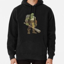 Hvit Stein Unisex Dnd Ogre Bounty Hunter Baskılı Sweatshirt