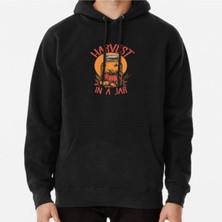 Hvit Stein Unisex Harvest In A Jar Fall Season Baskılı Sweatshirt