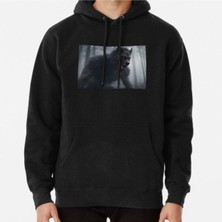 Hvit Stein Unisex Werewolf Baskılı Sweatshirt
