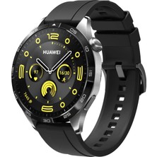 AktarMobile Huawei Watch GT5 / GT5 Pro / GT6 / GT6 Pro 46 mm Uyumlu 22 mm Yumuşak Silikon Kordon Soft Jel Spor Kayış Metal Toka