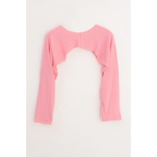 Pınkmark Kadın Içe Giyilen Tesettür Pembe Gri Bordo 3 Lü Paket Bolero Bluz Kolluk MCPMBL25664