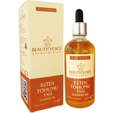 Beauty Voice Saf Keten Tohumu Yağı - Damlalıklı Şişe 100 ml