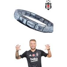 Jewelry Shop Çelik Beşiktaş Taraftar Nomination Charm Bileklik