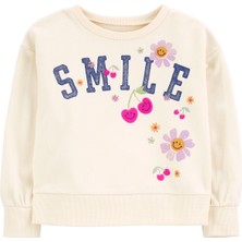 Carter's Küçük Kız Çocuk Sweatshirt