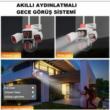 3 Kameralı Yeni Nesil Wifi Ptz Kamera IPC360 Home Türkçe Program