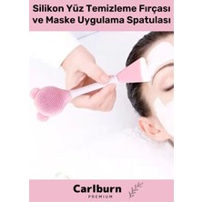 Carlburn Özel Üretim Çok Amaçlı Makyaj Esnek Yumuşak Silikon Yüz Temizleme Fırçası Maske Uygulama Spatulası