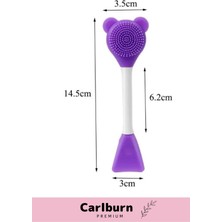 Carlburn Özel Üretim Çok Amaçlı Makyaj Esnek Yumuşak Silikon Yüz Temizleme Fırçası Maske Uygulama Spatulası