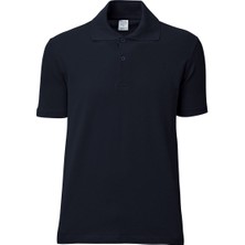 Mesay Polo Yaka Lacivert Kısa Kol Tshirt