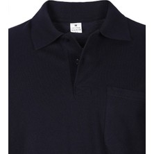 Mesay Polo Yaka Lacivert Kısa Kol Tshirt