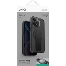 UNIQ Better By Design Iphone 15 Pro Uyumlu Kılıf Heldro Mag Serisi Magsafe Özellikli (Magclick™) Tutma Bandı (Flexgrip™)