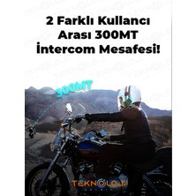 Teknoloji Gelsin A602X Intercom Motorcu Kask Kulaklığı