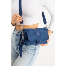 Mini Boy Kadın Postacı Omuz Çantası Çapraz Askılı Hafif Su Itici Kumaş 20*15 cm Çok Cepli