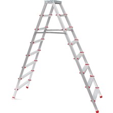 Beykon Çift Çıkışlı Alüminyum Merdiven 8x8