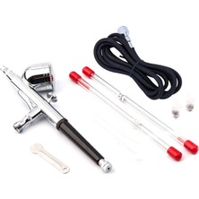 BD-130K Double Action Airbrush Seti 0,2 - 0,3 ve 0,5mm Hobi Airbrush Malzemesi