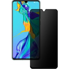 Kinhank Xiaomi Redmi Note 8 Hayalet Privacy Gizli Cam Ekran Koruyucu Siyah