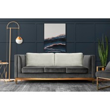 Woodhub Krem Tay Tüyü Kutu Model Koltuk Sırt Kırlent Kılıfı Kanepe Minderi Büyük Kırlent Kılıfı