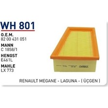 WH801 ΟΕΜ 8200431051 HAVA FİLTRE