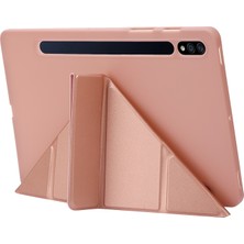 Seashell Digital Samsung Galaxy Tab S9 Silikon Otomatik Uyandırma uyku Fonksiyonu Pu Deri Çevirme Gece Yarısı Tablet Kılıfı (Yurt Dışından)