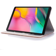 Seashell Digital Harita Desen Baskı Serin Deri Samsung Galaxy Tab S6 Lite (2020) P610 P615 (2022 2024) BEIGE Tablet Kılıfı (Yurt Dışından)