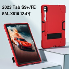 Seashell Digital Samsung Galaxy Tab S9 Kick Stand Çift Silikon Pc Tablet Kılıfı (Yurt Dışından)