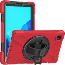 Seashell Digital 360 Derece Dönebilen Tekme Standı Pc Silikon Ultra Hibrit Tam Vücut Koruyucu Samsung Galaxy Tab A7 Lite 8 7 Inç Tablet Kılıfı (Yurt Dışından)