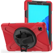 Seashell Digital 360 Derece Dönebilen Tekme Standı Pc Silikon Ultra Hibrit Tam Vücut Koruyucu Samsung Galaxy Tab A7 Lite 8 7 Inç Tablet Kılıfı (Yurt Dışından)