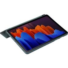 Seashell Digital Samsung Galaxy Tab S9 Çizilmez Pu Silikon Üçe Katlanmış Stand Tablet Kılıfı (Yurt Dışından)