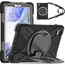 Seashell Digital Samsung Galaxy Tab A7 Lite 8 7 Inç 360 Derece Dönebilen Stand mlı Omuz Askılı Hibrit (B Stili) Tablet Kılıfı (Yurt Dışından)