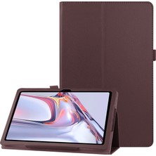 Seashell Digital Samsung Galaxy Tab A7 10.4 (2022 2020) Stand Telefon Litchi Dokulu Deri Tablet Kılıfı (Yurt Dışından)