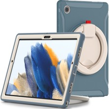 Seashell Digital Samsung Galaxy Tab A8 10.5 (2021 2022) X200 X205 360 Derece Standı Kolu Pc Tpu Hibrit Peygamber Çiçeği Tablet Kılıfı (Yurt Dışından)