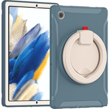 Seashell Digital Samsung Galaxy Tab A8 10.5 (2021 2022) X200 X205 360 Derece Standı Kolu Pc Tpu Hibrit Peygamber Çiçeği Tablet Kılıfı (Yurt Dışından)